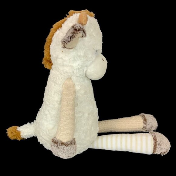 Aurora World Purely Luxe Seated Giraffe Plush Soft Cuddly 13 Inches White Beige - Picture 4 of 7